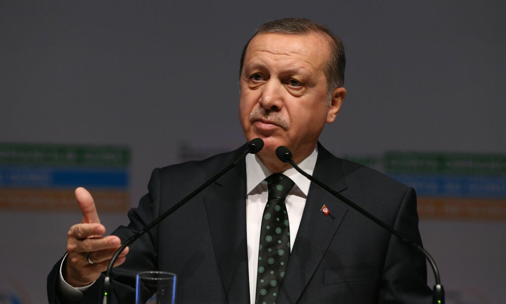Turkeys President Recep Tayyip Erdogan speaks on the occasion of World Forestry, Water and Meteorological Day in Istanbul, Monday, March 21, 2016. Erdogan has slammed European countries for their criticism of human rights and media freedoms in Turkey, accusing them of failing to protect refugee rights and of supporting Kurdish rebels, who he says are behind a spate of terror attacks in Turkey. (Kayhan Ozer, Presidential Press Service, Pool via AP)