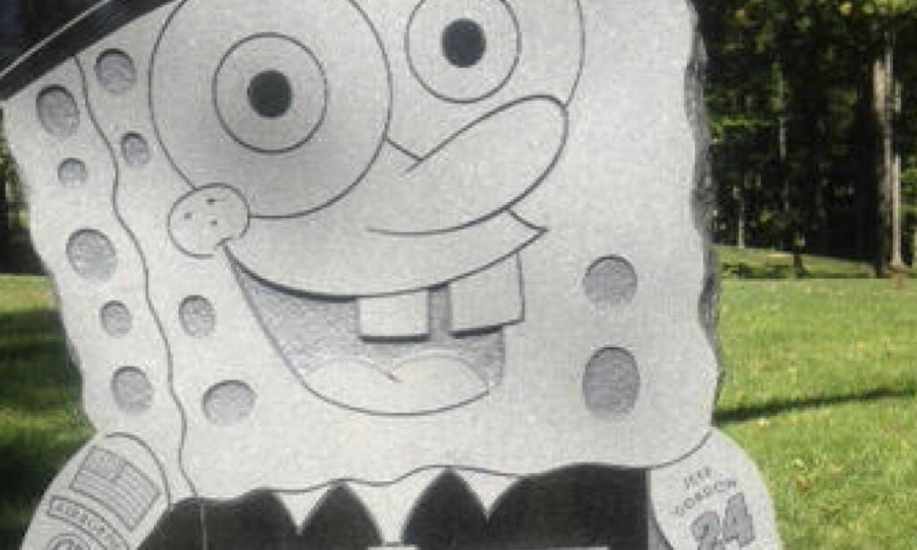 This SpongeBob Tomb was not allowed to stand
