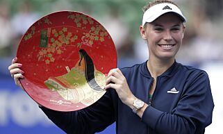 Titteltørken over for Wozniacki: - Jeg er veldig stolt