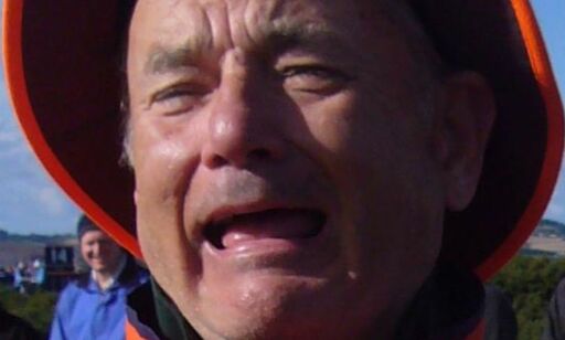 Bildet skaper full forvirring: Er det Tom Hanks eller Bill Murray?