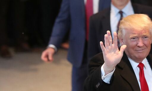 Donald Trump ringte Erna