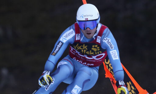 Jansrud over tre sekunder bak teten på utfortrening