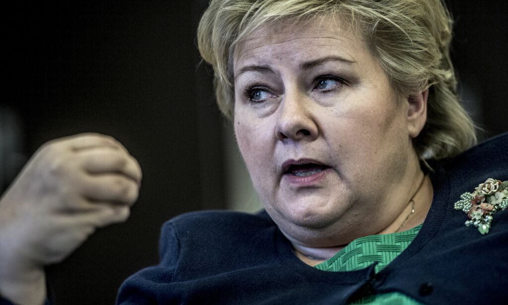 Erna hardt ut mot Trumps innreiseforbud: - Vi har en plikt til å beskytte mennesker på flukt