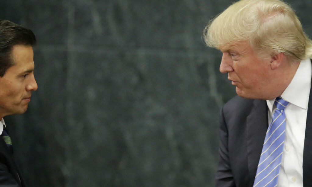 Trump til Mexicos president: - Du må slutte å si at du ikke vil betale for muren