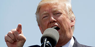 Trump lovet ild og vrede. Nå høyner han
