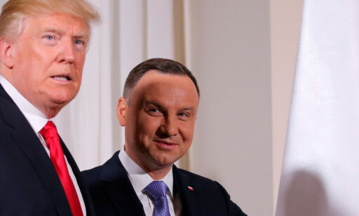 Trump talte i Polen: - Det er en skam hvordan Nord-Korea oppfører seg