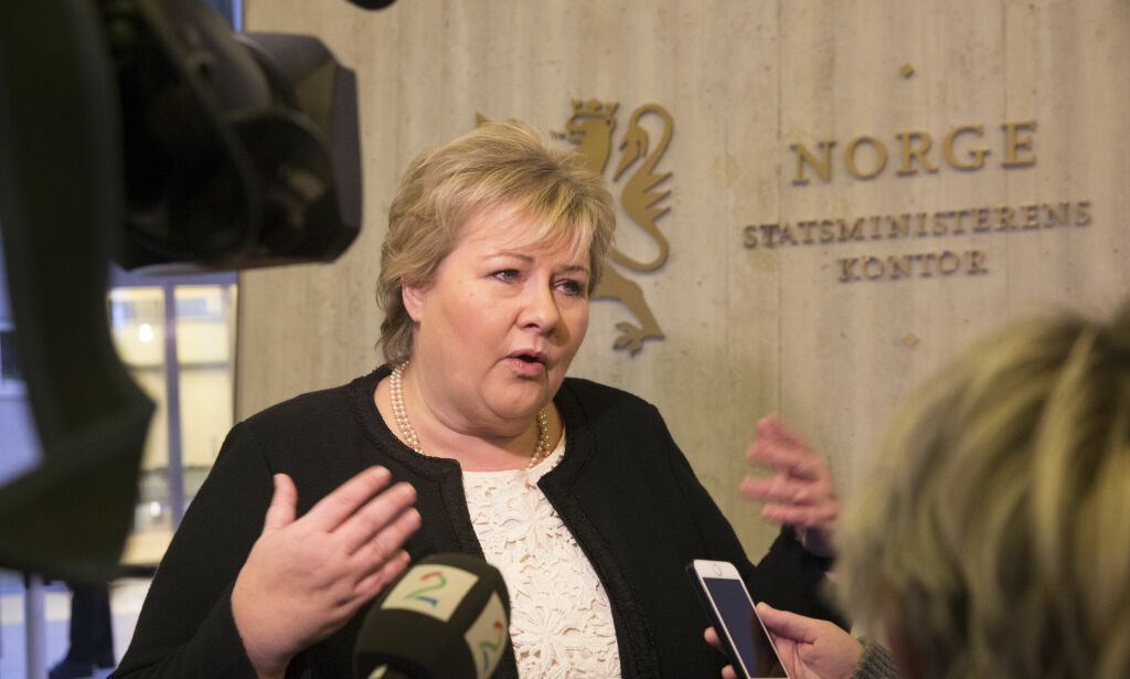 Slutt på hemmelighold for Erna: Må vise fram kalenderen
