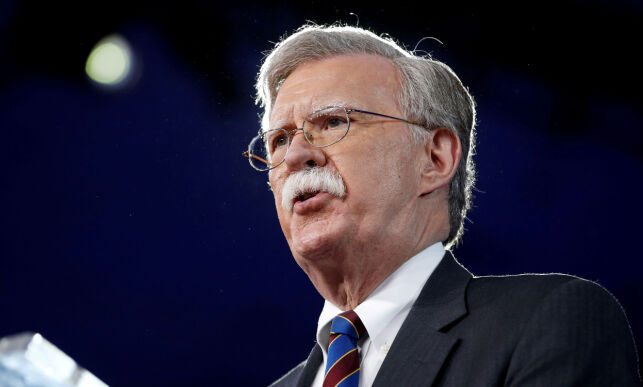 FILE PHOTO: Former U.S. Ambassador to the United Nations John Bolton speaks at the Conservative Political Action Conference (CPAC) in Oxon Hill, Maryland, U.S. February 24, 2017. REUTERS/Joshua Roberts/File Photo