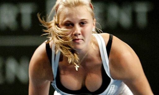 Ble kjent som «Danmarks tennisbabe» etter dette bildet