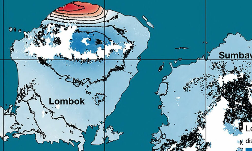Forskere: Lombok har steget 25 centimeter etter jordskjelv