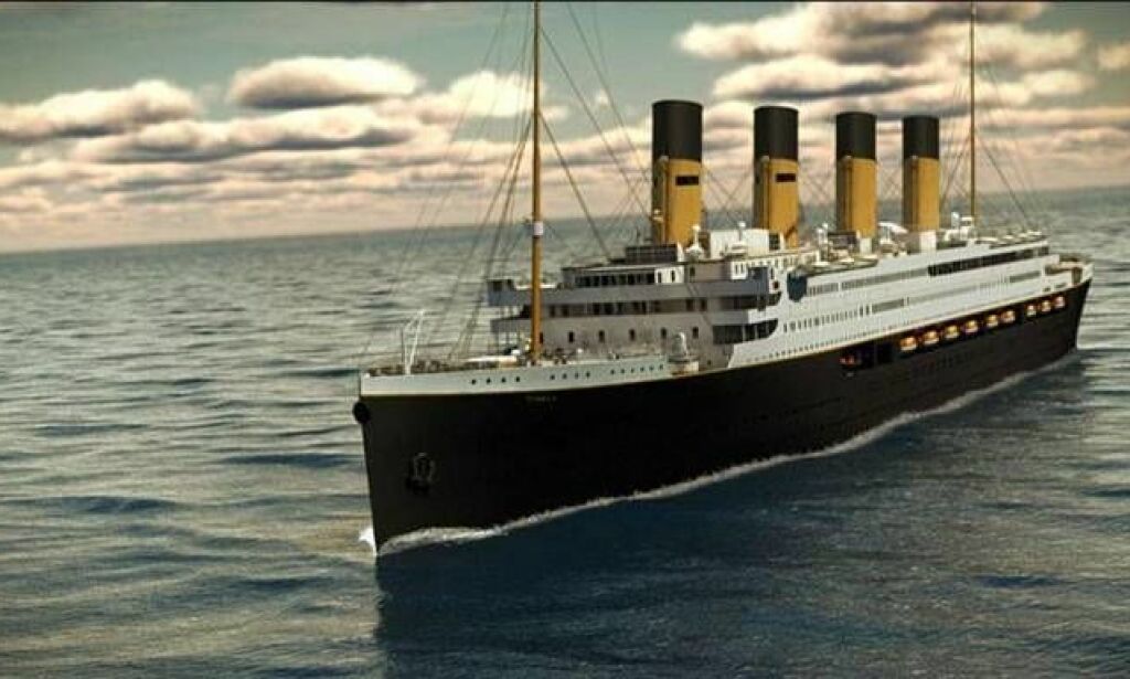 Slik skal det enorme skipet Titanic II se ut