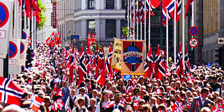Sydenstemning flere steder på 17. mai